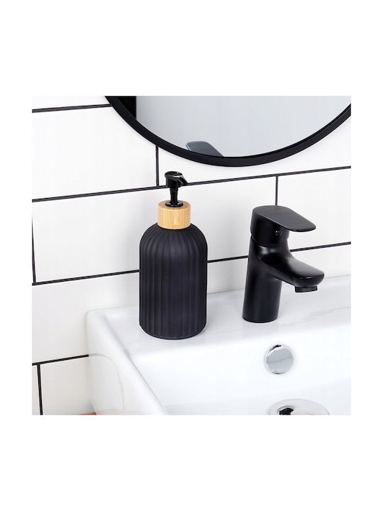 Vilde Dozator De Bucătărie Din Sticlă Negru 400ml