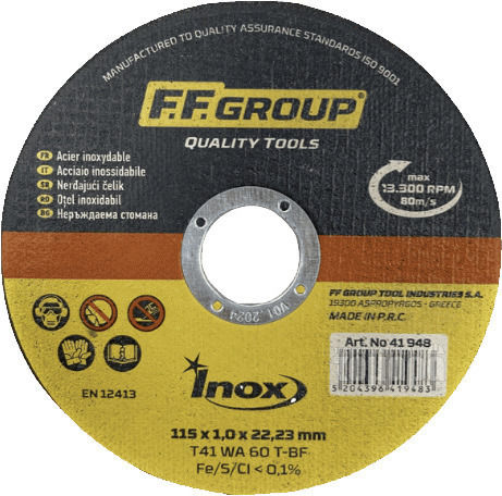 FFG Диск за рязане Inox Диск за рязане Метал 115мм