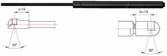 Metzger Trunk Shock Absorber 2110108