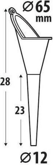 Lampa Funnyl L6702.8 Funnel Plastic Funnel with Long Neck Φ65 / 12mm