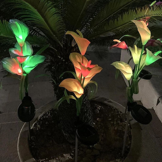 Alista Home Lampă Solară 4W Roșie cu Fotocelulă