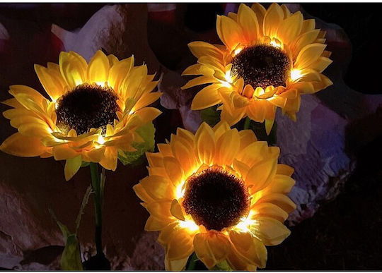 Alista Home Lampă Solară Floare Alb Cald cu Senzor de Mișcare și Fotocelul IP65