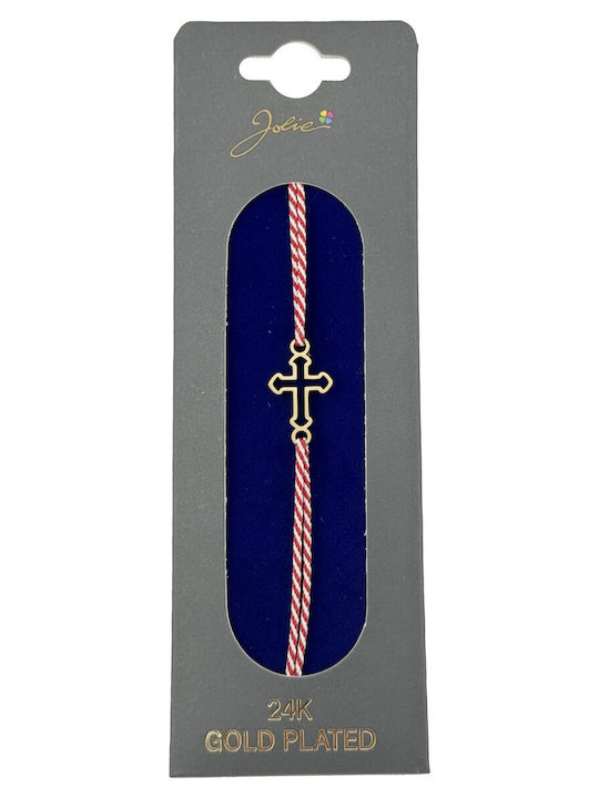 Alista Home Brățară Pentru Femei Martisor Cu Design Cruce Din Șnur