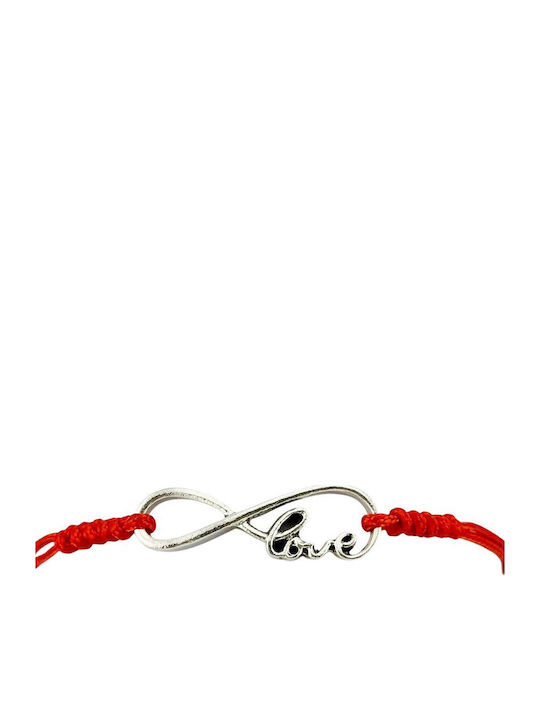 Alista Home Women's Set Bracelets Martaki With Infinity Design Made Of Steel 20cm