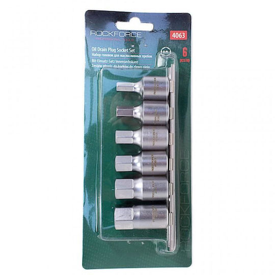 Rockforce Rockforce Σετ Κλειδιων Ταπες Λαδιου 6 Τεμ Rf-4063