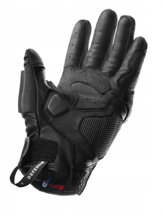 Rebelhorn Defender Summer Men's Motorcycle Gloves Black