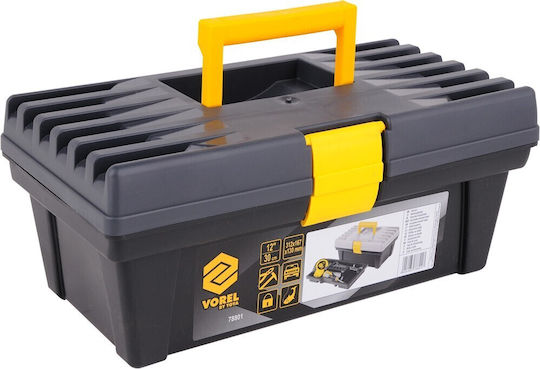 Vorel Toolbox Hand Tool Case Plastic Dimensions: W31.2xD16.7xH13cm