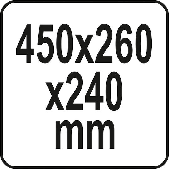 Yato Куфар за ръчни инструменти Пластмаса Ш45xД26xВ24см