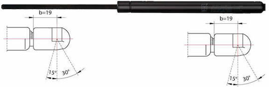 Metzger Trunk Shock Absorber 2110410