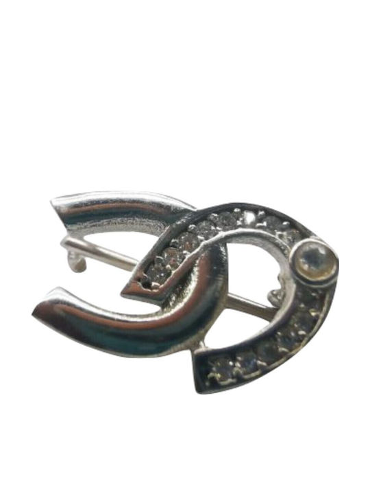 Alista Home Alista Home Brosche Aus Silber Weiß