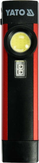 Yato Wiederaufladbarer LED UV Taschenlampe IP54 mit Maximaler Helligkeit 300lm