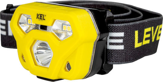 Plastrol Wiederaufladbar Stirnlampe LED IP65 mit maximaler Helligkeit 300lm