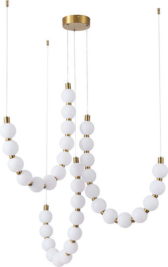 Eurolamp Trea Bronze LED Ceiling Light with Warm White Light 90x189x189cm
