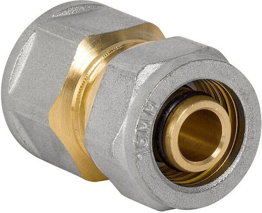 Conector Pex-al-pex Cromat 1/2*16 Femeie
