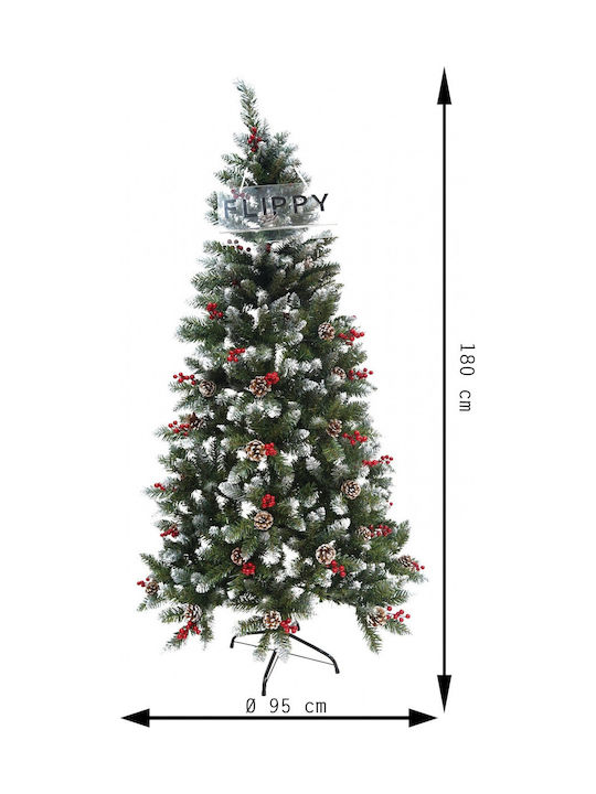 Weihnachtsbaum Wand Geschmückt 95cm