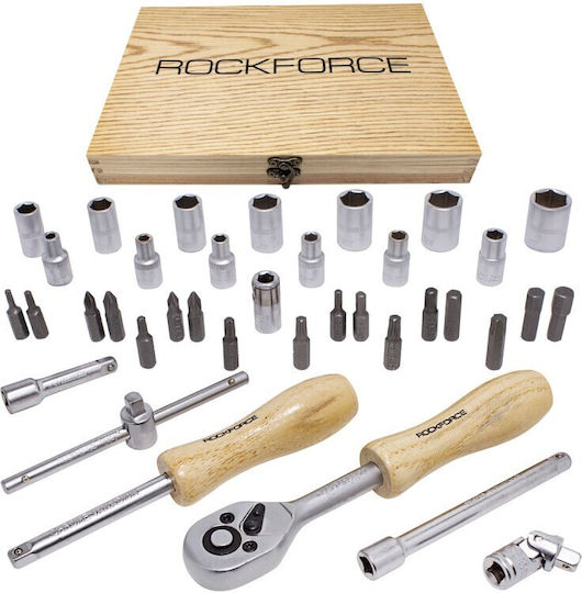 Rockforce Ratschen- & Steckschlüssel-Sets 1\4"