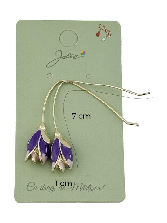 Alista Home Cercei Din Argint Cu Pietre Violete