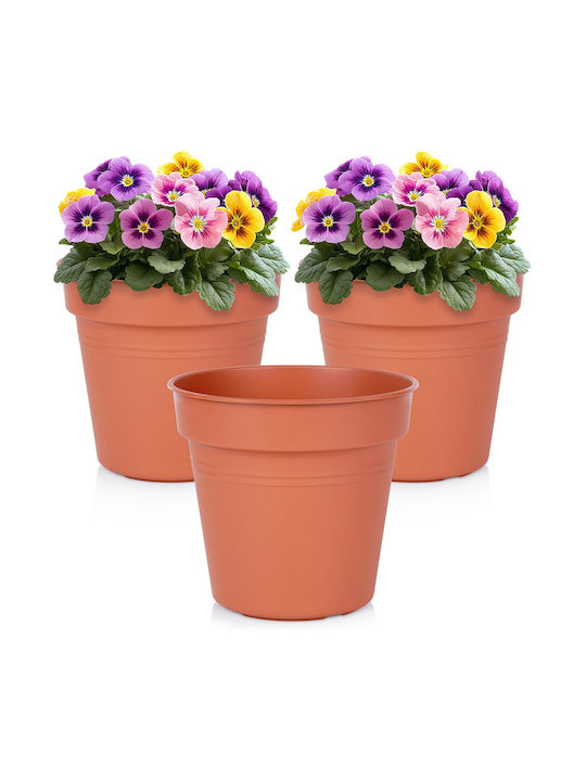 Progarden Комплект 3 Саксии Пластмасови Progarden Комплект 3 Саксии Пластмасови