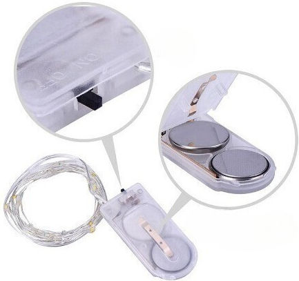 30 LED-Lichter 3m Rosa in Reihe