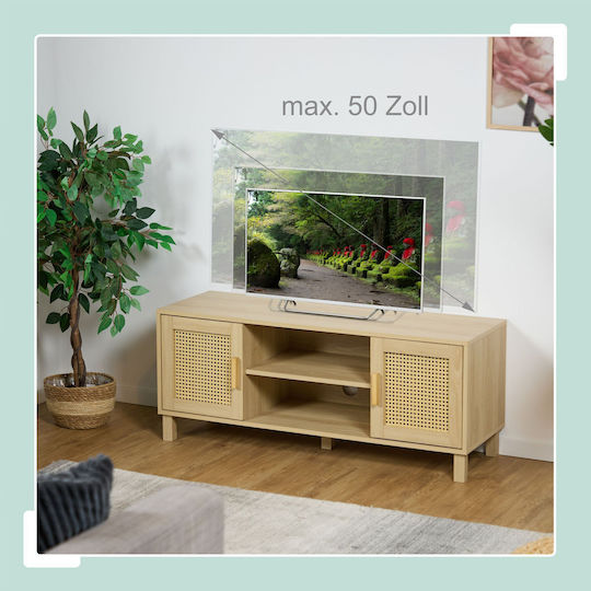 Stand TV Efect Lemn Natural M115xA40xÎ48cm