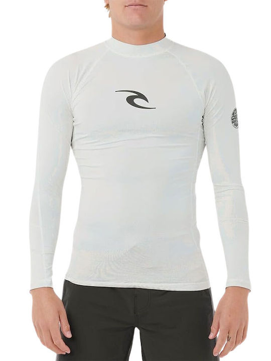 Rip Curl UPF 50+ Men Long Sleeve Sun Protection Shirt White