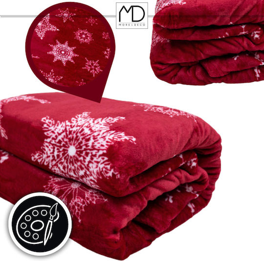 Throw Μονή 160x200εκ. Red Throw Μονή 160x200εκ. Red