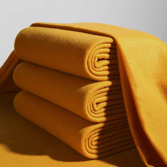 Σετ Μονή 150x200εκ. Mustard