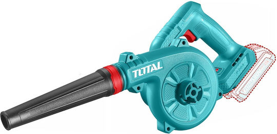 Total Handgeführter Akku-Laubbläser 20V Solo mit Lautstärkeregelung & Maximaler Luftgeschwindigkeit 259,2 km/h