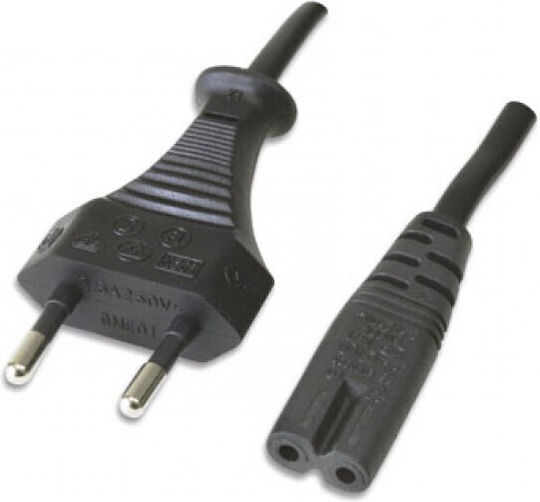 Pos променливотоков кабел C7-qt8 2.5A CEE7/16-yj01 2
