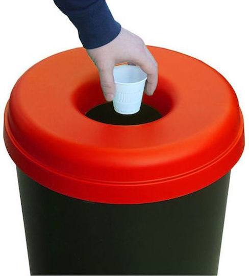 Stabplast Πλαστικός Κάδος Ανακύκλωσης 60lt Κόκκινος
