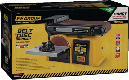 FFG SBDS 370 PLUS Belt/Disk Sander with Power 370W & Cutting Speed 2980rpm
