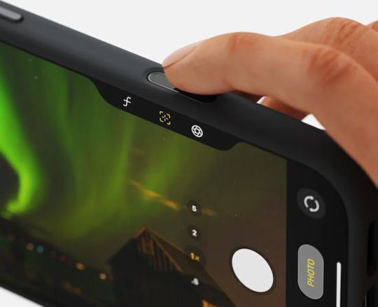 Shiftcam Back Cover Υφασμάτινο με Λουράκι Γκρι (Galaxy M12)