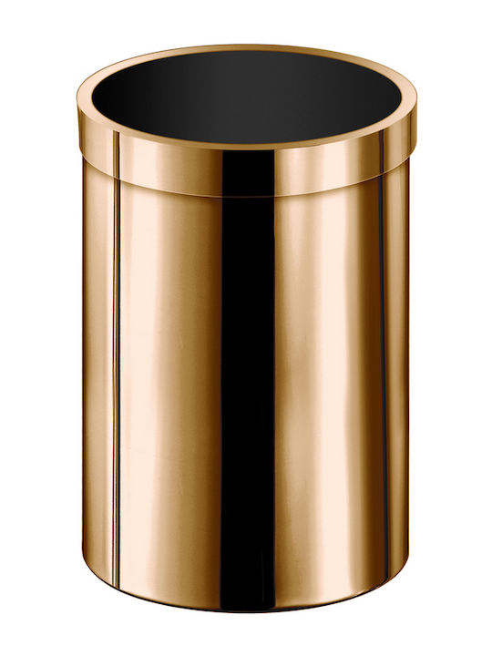Sanco Metallic Bathroom Bin 12lt Bronze