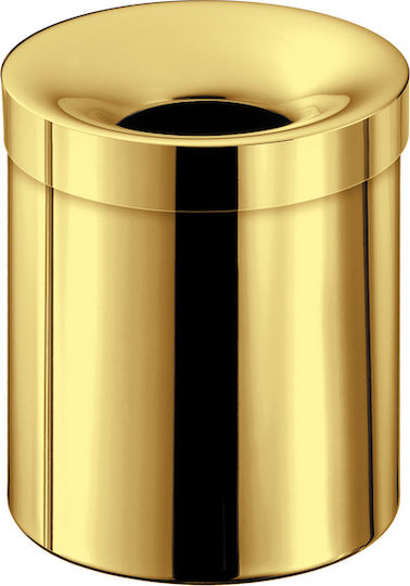 Sanco 90650-A75 Metallic Bathroom Bin 5lt Brown