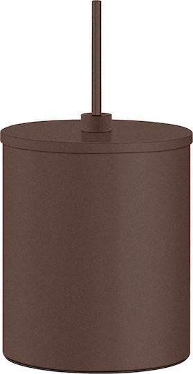 Sanco 190025-M102 Metallic Bathroom Bin 5lt Beige