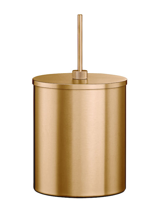 Sanco Metallic Bathroom Bin 5lt Brown