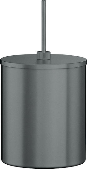 Sanco 190025-M102 Metallic Bathroom Bin 5lt Beige