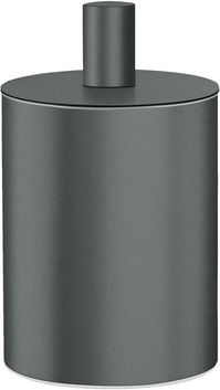 Sanco 80101-M25 Metallic Set Bathroom Brush and Trash Can Bronze