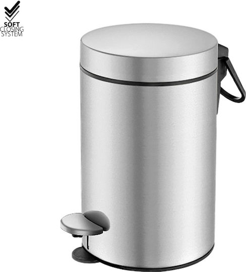 Sanco Metallischer Badezimmer Behälter Soft Close 3lt Rotes