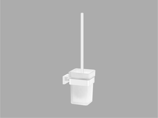 Sanco 91596-M118 Glas Toilettenbürste Badezimmer Grau