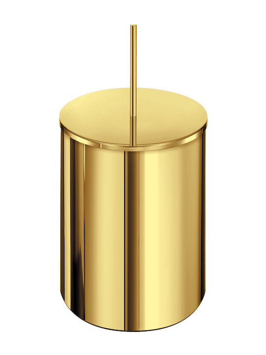 Sanco Metallischer Badezimmerbehälter 5lt Bronze