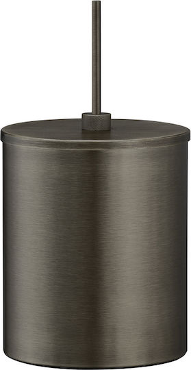 Sanco 190025-A75 Metallic Bathroom Bin 5lt Brown