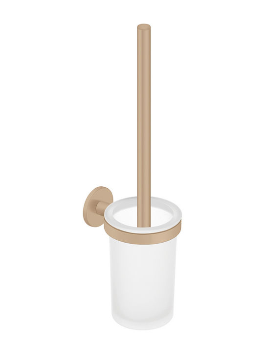 Sanco 91595-A75 Glass Bathroom Toilet Brush Brown