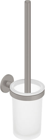 Sanco 91595-A75 Glass Bathroom Toilet Brush Brown