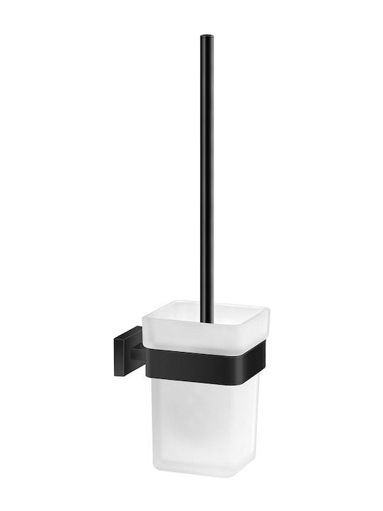 Sanco Glass Bathroom Toilet Brush Brown