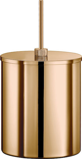 Sanco 190025-A75 Metallic Bathroom Bin 5lt Brown