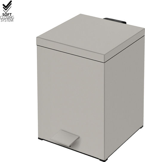 Sanco Metallischer Badezimmer Behälter Soft Close 5lt Bronze