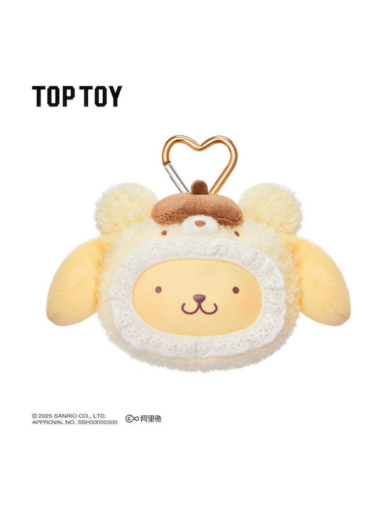 Sanrio Characters Fluffy Teddy Bear Series Plüschiger Schlüsselanhänger Blindbox 1 Stück Zufallsauswahl