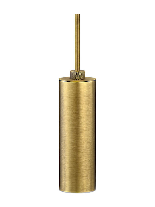 Sanco 190024-M102 Metallic Beige Bathroom Toilet Brush