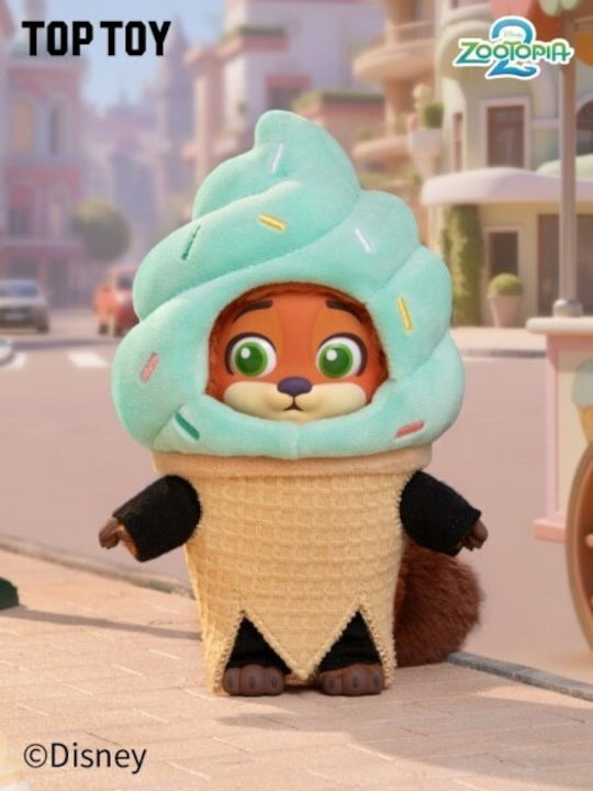 Plushy Keychain Disney Zootopia Nick & Judy Best Undercove Series Plush Keychain Blind Box 1pc 1pc Random Selection